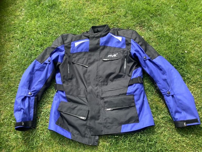 🏍️ MENS MVK TEXTILE WATERPROOF 💦 MOTORCYCLE 🏍️ JACKET 🧥 SIZE 4XL