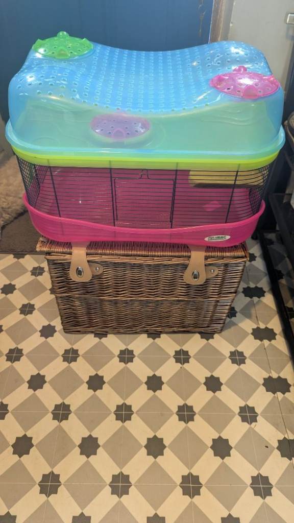Large hamster cage & accessories 