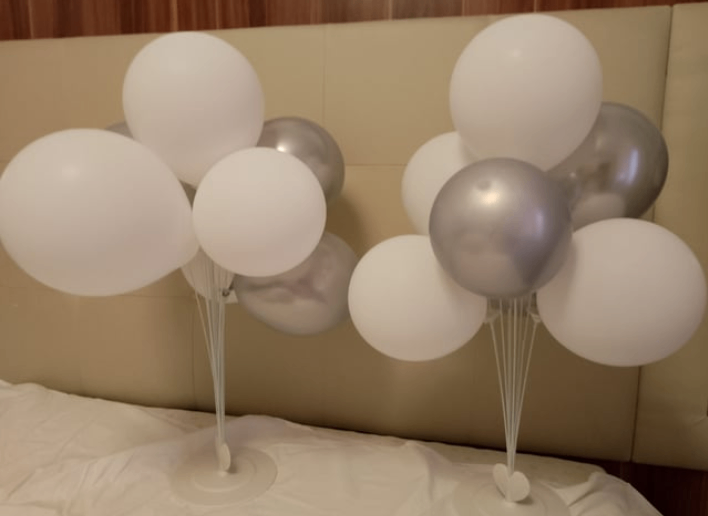 Decoration White Ballon Stand