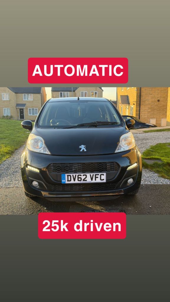 Peugeot, 107, Hatchback, 2012, Semi-Auto, 998 (cc), 5 doors