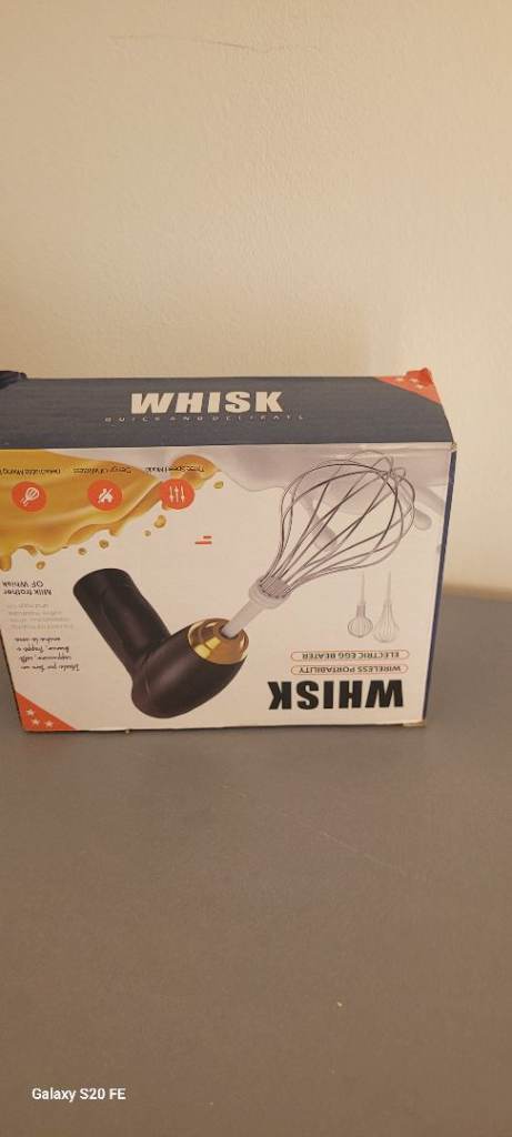 Premium Wireless Rechargeable Electric Whisk / Egg Beater