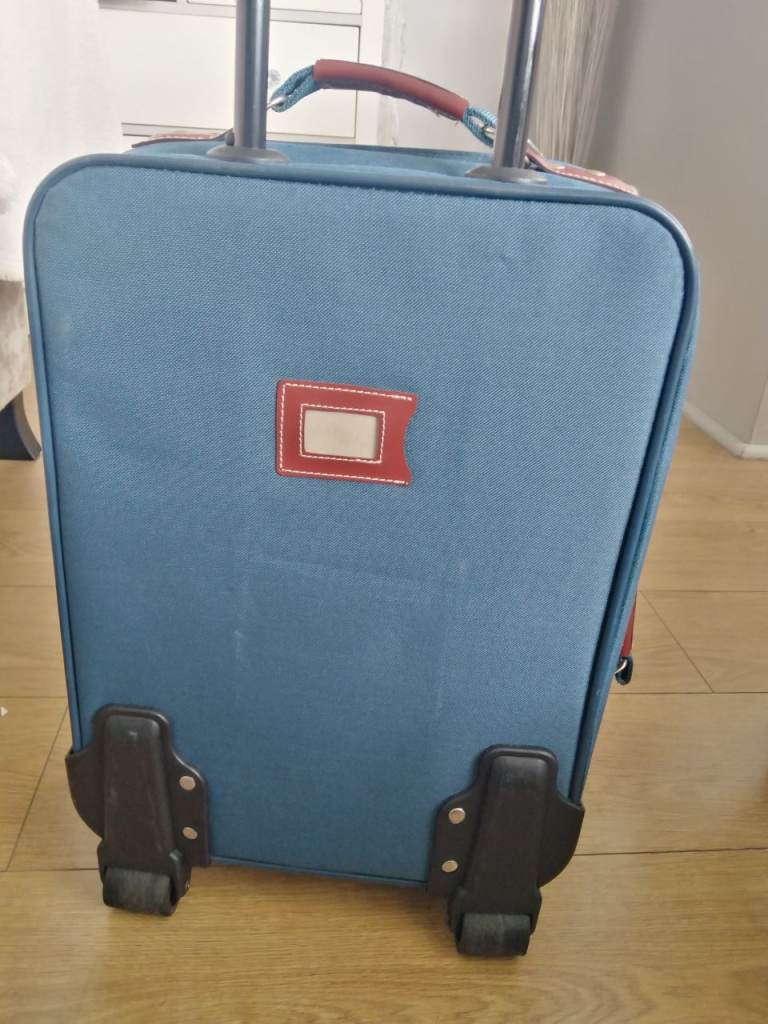 Small suitcase with pull up handle