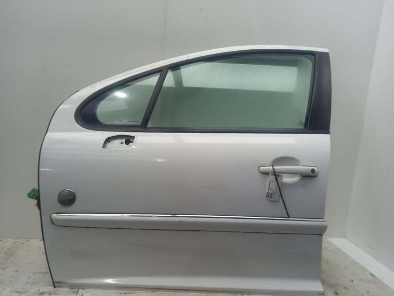 Peugeot 207 Left Front Door N/S 2006-2013 Ewp - Banquise White Paint 5 Door Esta
