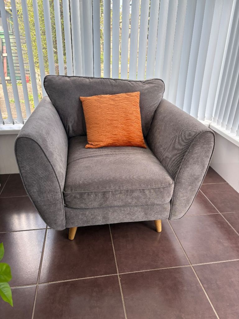 Grey Armchair 