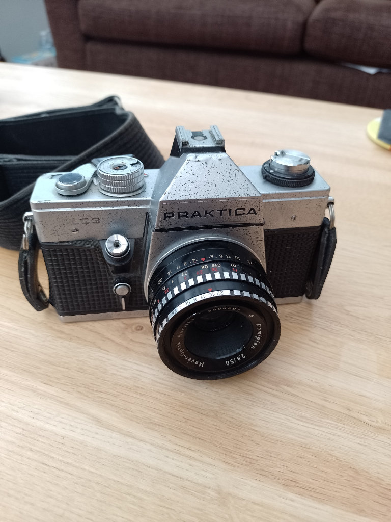Camera….vintage 35mm SLR camera.