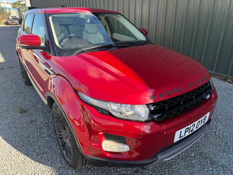 2012 RANGE ROVER EVOQUE 2.2 PRESTIGE LUX AUTO AUTOMATIC LAND ROVER RED