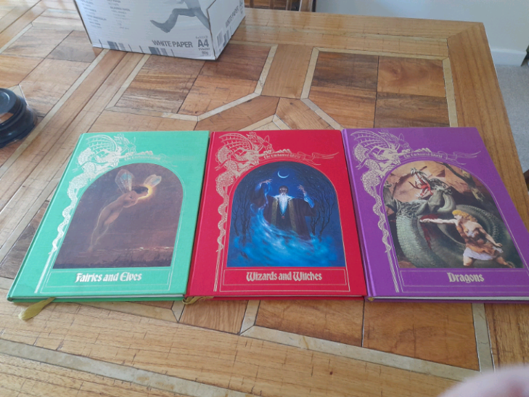 Set of three myth and magic books. 