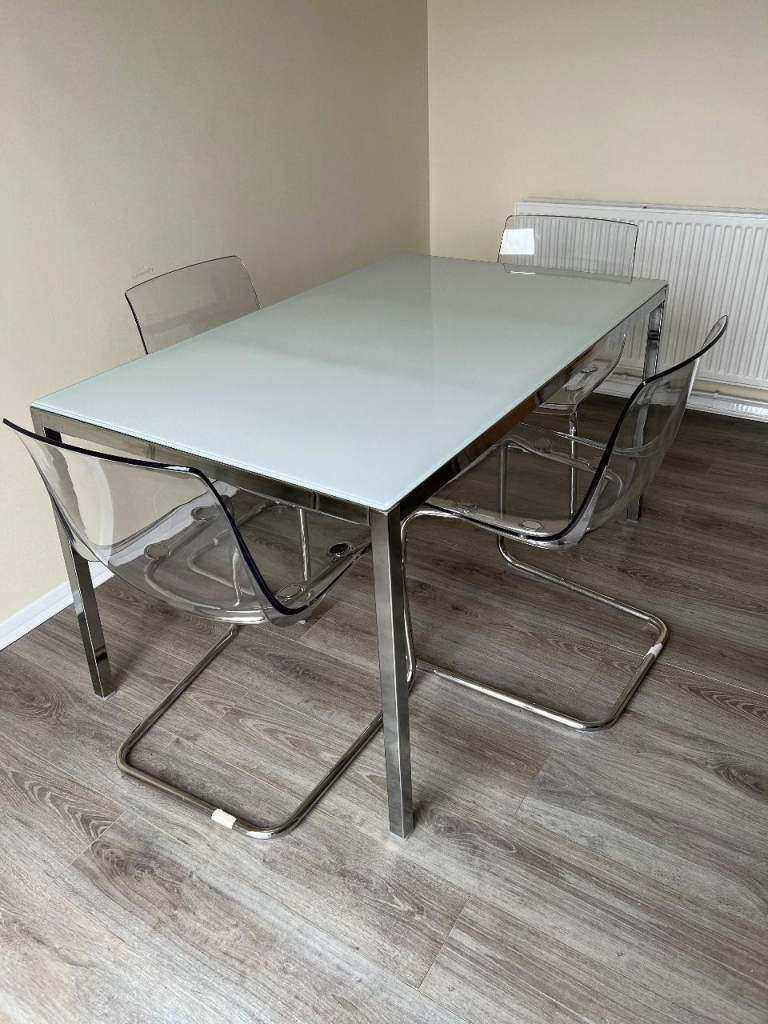IKEA Torsby Dining Table & 4 Chairs – £120