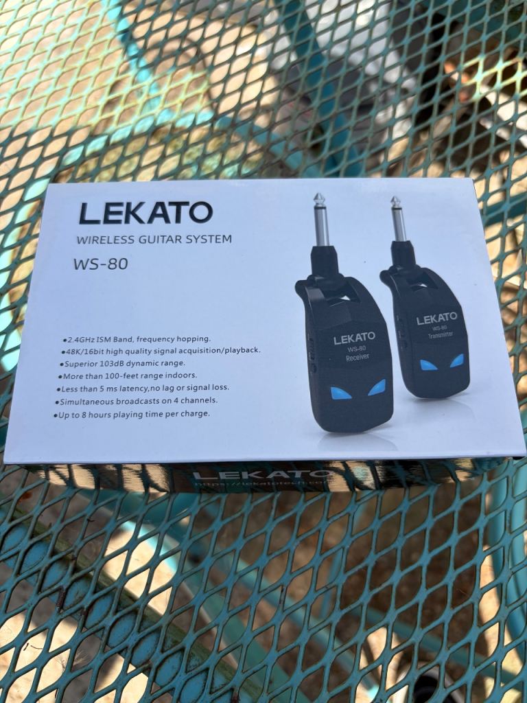 LEKATO WS-80 Wireless Guitar System