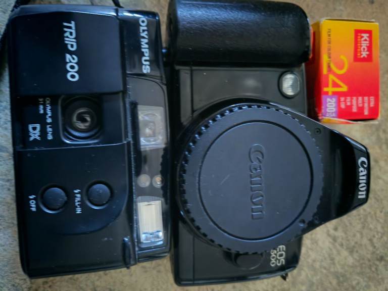 Canon and olympus