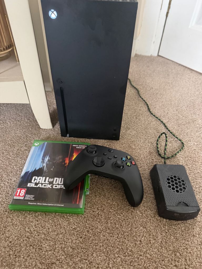 Xbox Series X Console with Controller and Call of Duty Game