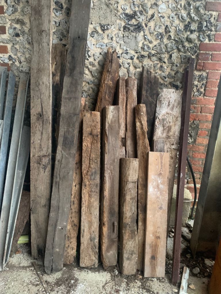 Oak beams