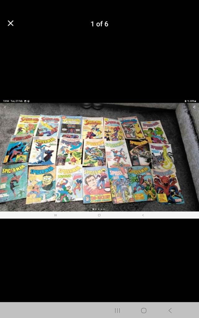 44 vintage spiderman comics loft find 