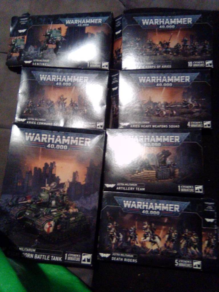 Warhammer 40k krieg models