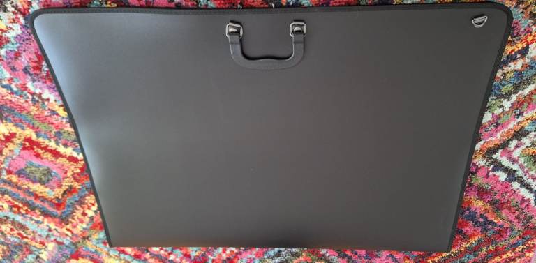2 x A1 Black Artwork Portfolio Case - as new