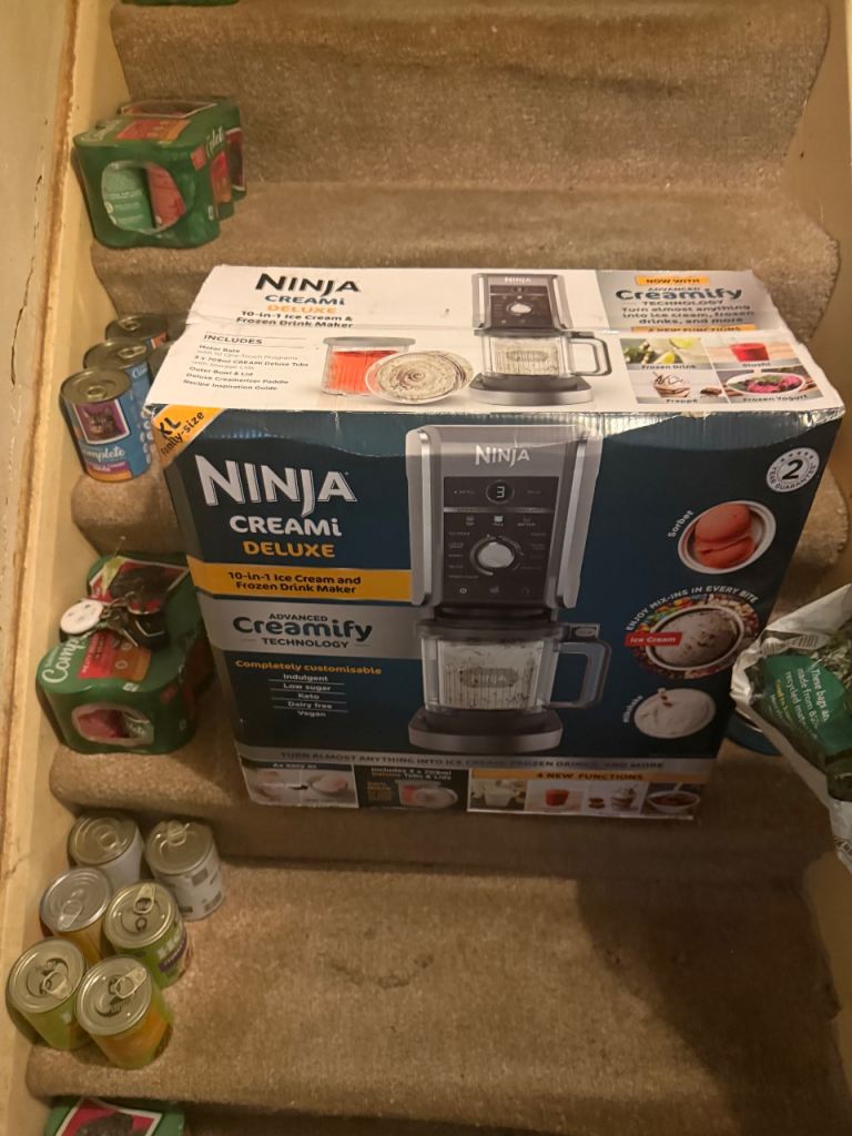 Ninja Creami Deluxe Ice Cream & Drink Maker – BRAND NEW
