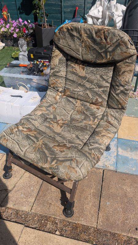 Star Baits Real Tree Recliner Fishing Chair Folding Chair