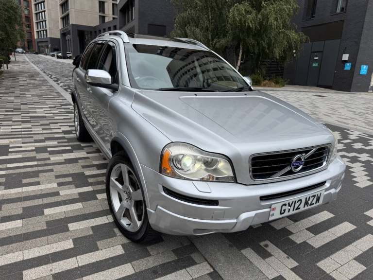 2012 VOLVO XC90 R - DESIGN D5 AWD GEARTRONIC AUTO 2.4 DIESEL 7 SEATER 5DR SILVER
