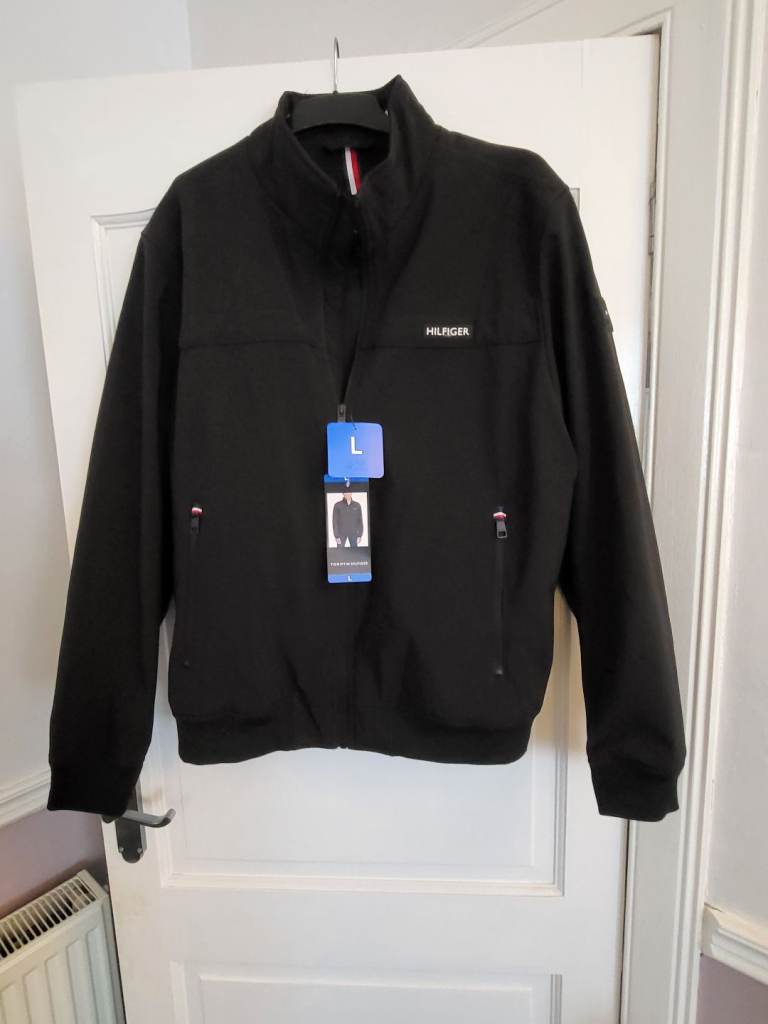 image for Tommy Hilfiger Black Bomber Jacket - New