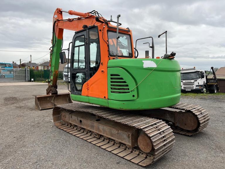 DOOSAN DX140 excavator zero swing quick hitch digger 