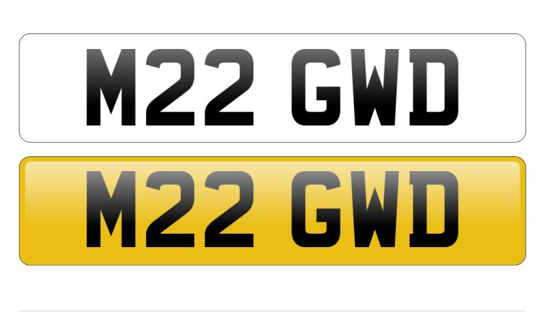 Cherished number plate 