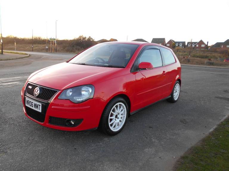 VOLKSWAGEN POLO 1.8 GTI TURBO HATCHBACK STUNNING RED 2006 BARGAIN ONLY £2650 *LOOK* PX/DELIVERY