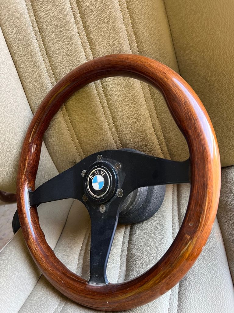 Bmw e30 wood steering wheel 