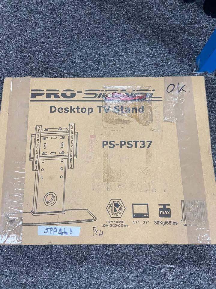 Pro Signal PS-PST37 Pedestal Stand for 17- 37-Inch Screen LCD TV - Black