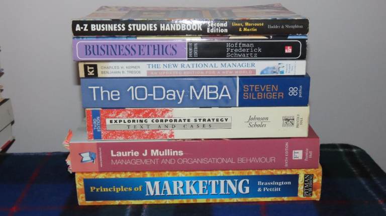 Business Management Marketing Strategy MBA Corporate Ethics Study Books Bundle Clearance Job Lot IG3