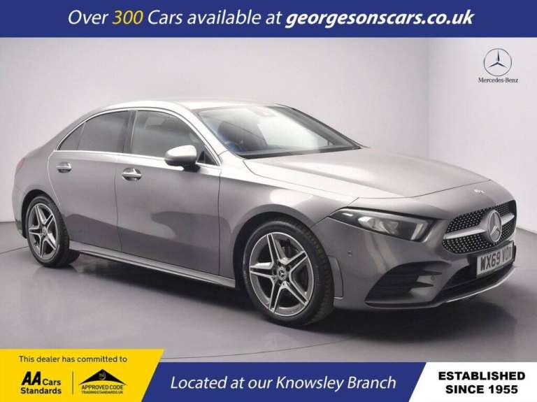 2019 Mercedes-Benz A-Class 1.3 A200 AMG Line (Premium) Saloon 4dr Petrol Manual Euro 6 (s/s) (163...