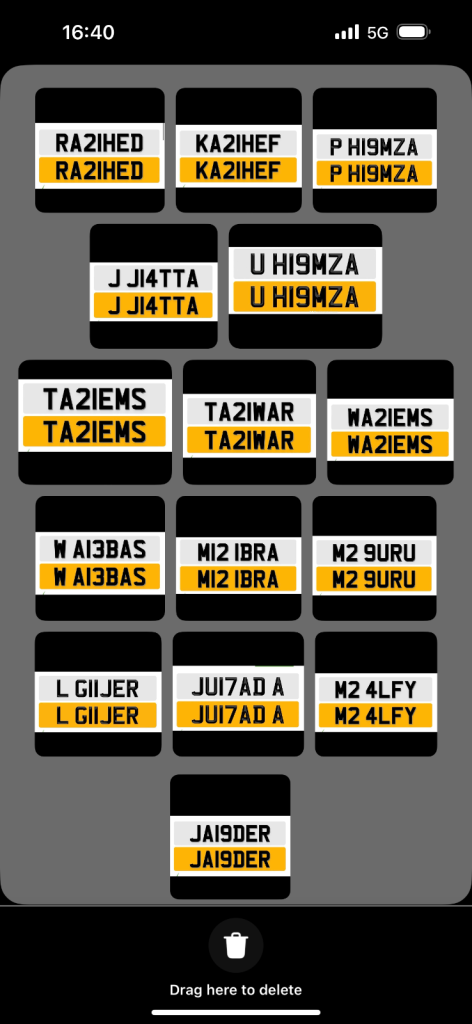 Private Cherished Number Plate - NEW REGS LOADS IN 