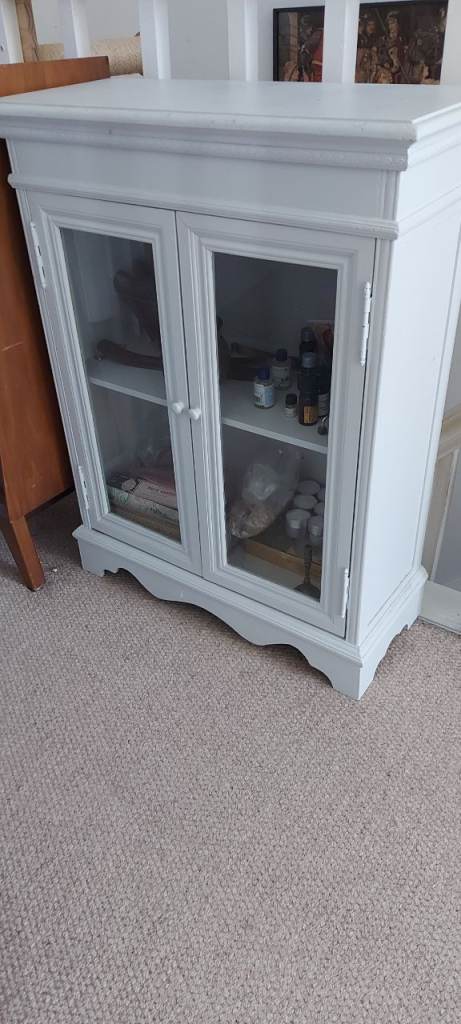 small cupboard shabby chic painted