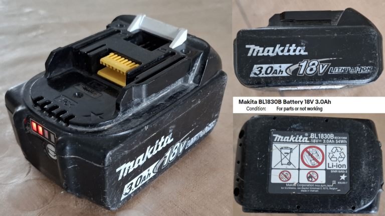 Makita BL1830B Battery 18V 3.0Ah Spares or repair
