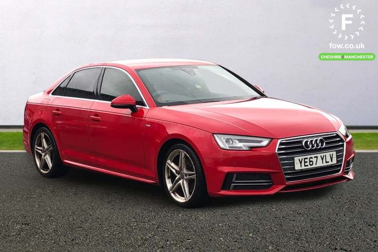 2017 Audi A4 1.4T FSI S Line 4dr S Tronic [Leather/Alc] Saloon PETROL Automatic