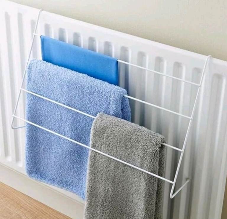 4&2 Tier Radiator Airer Rail Dry Clothes 