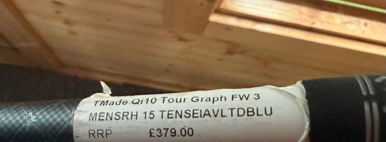 Taylormade Qi10 tour 3 wood stiff