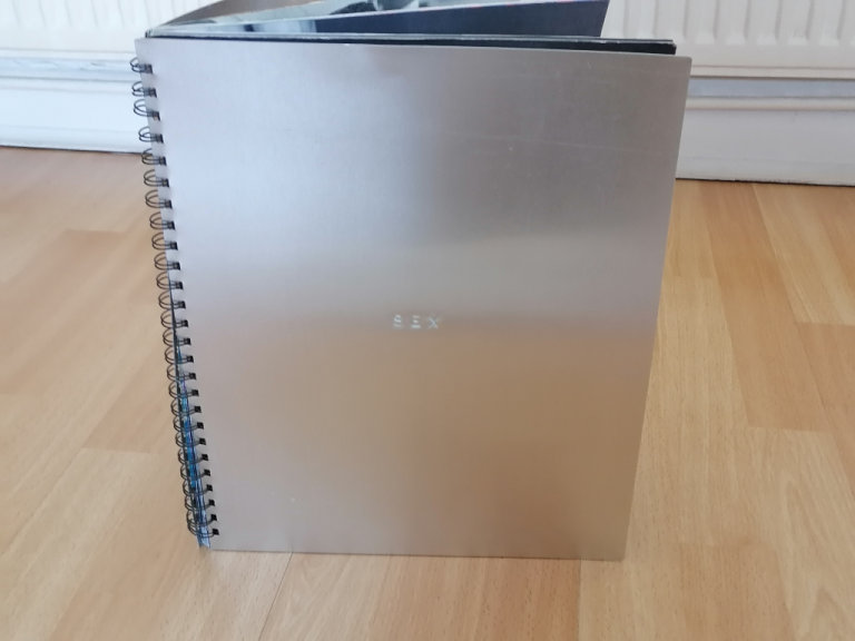 Rare Collectors Item. Iconic 1992 MADONNA SEX Book. Large Steel Hardcover Vgc 