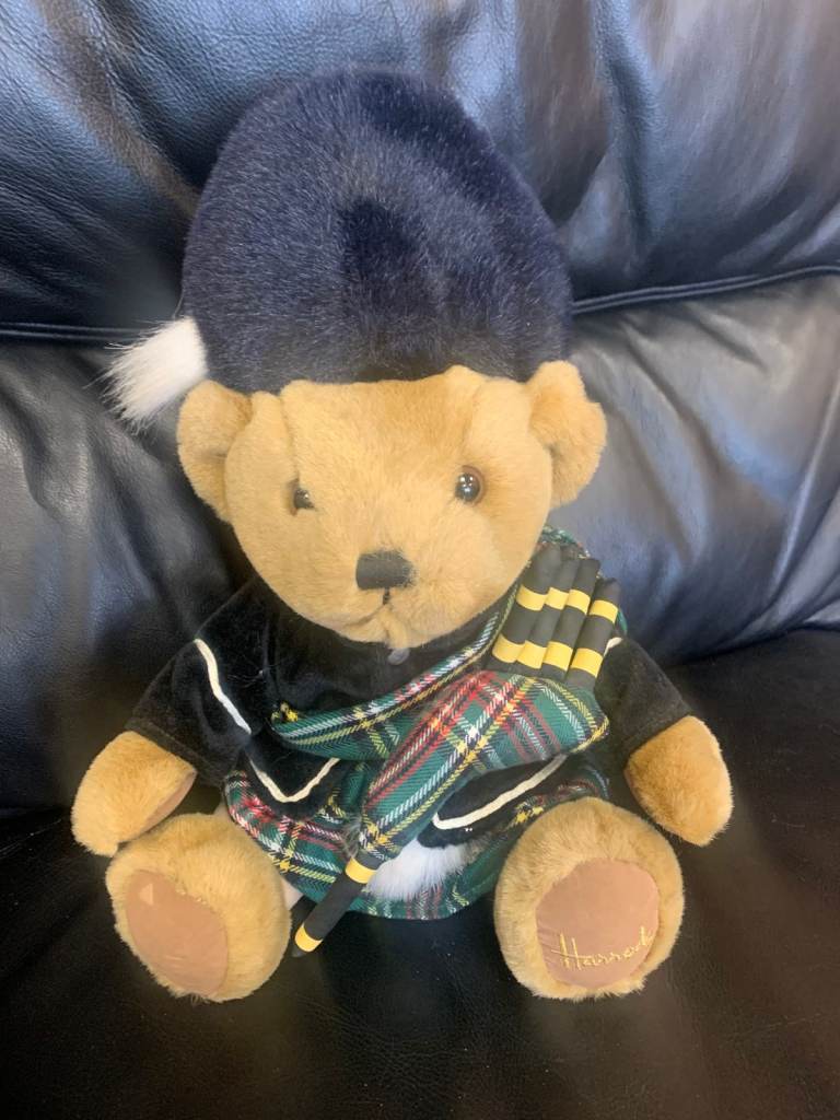 Harrods Scottish Piper Bear for sale 