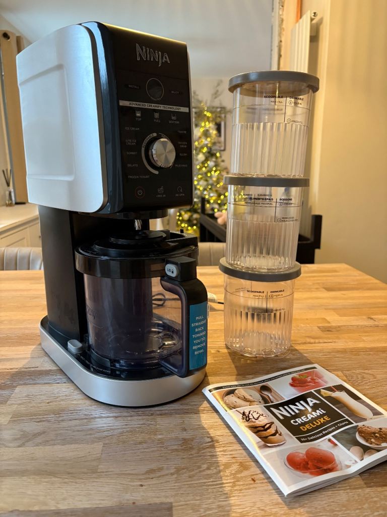 image for Ninja CREAMi Deluxe 10-in-1 ice cream and frozen drink maker 