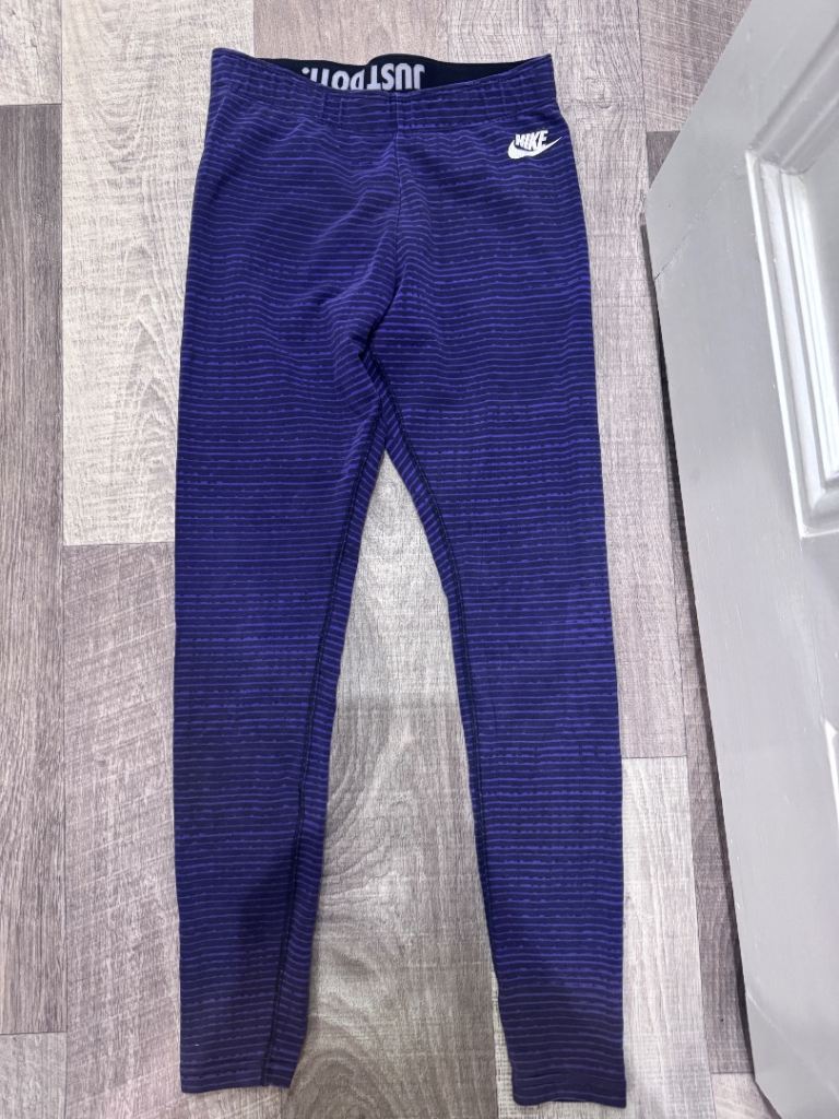 Nike sport leggings purple black small
