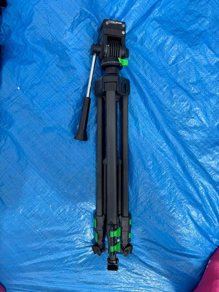 STILL AVAILABLE Cullmann 2503 Camera Tripod + Pan/Tilt Head West Germany