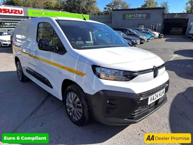 2024 Citroen Berlingo White 1.5 BlueHDi 950 Driver XL LWB Van, 21,200 miles, Euro 6, 6-Speed manu...