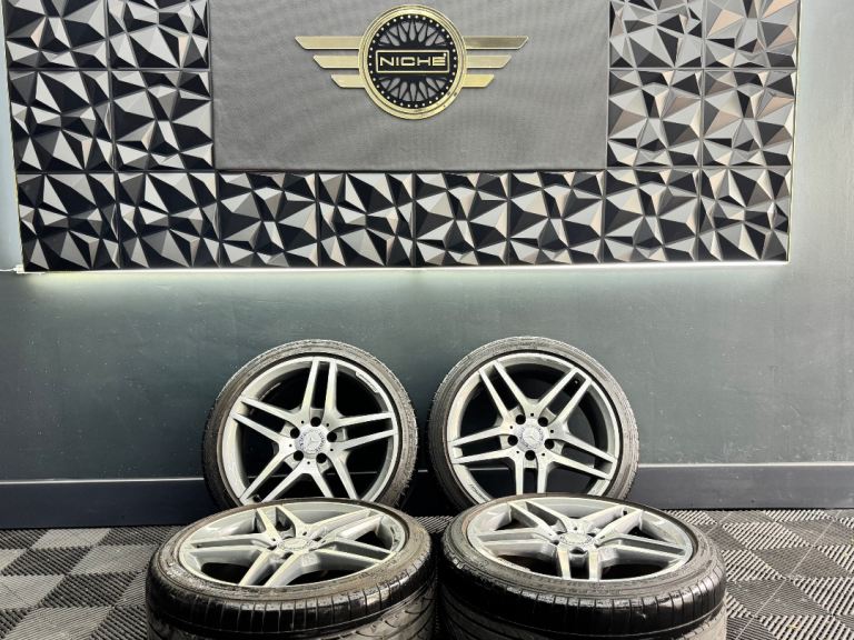 18” inch genuine amg alloys wheels mercedes 5x112 a e c cla v class vito clk