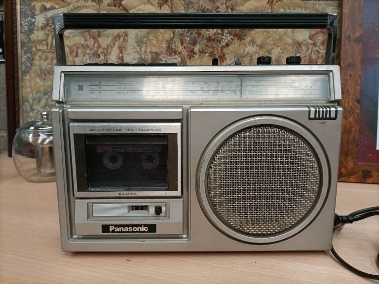  Vintage Panasonic RX-1460 portable radio and cassette player