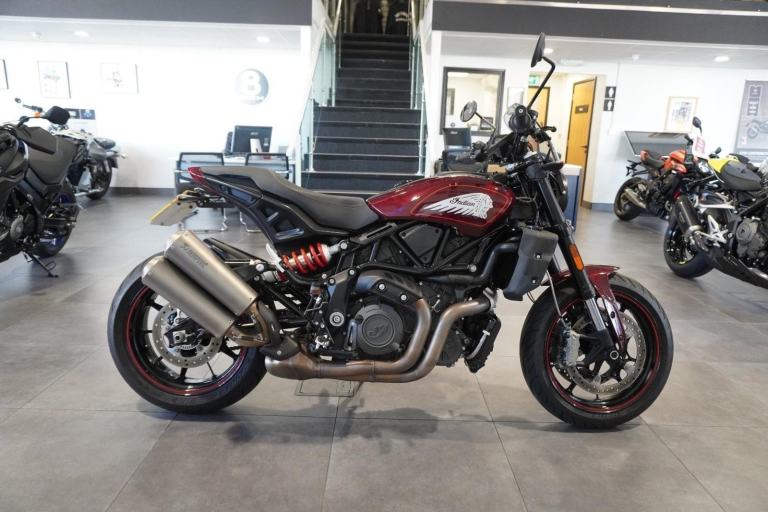 Indian FTR 1200 S, 2022, Maroon with just 1759miles