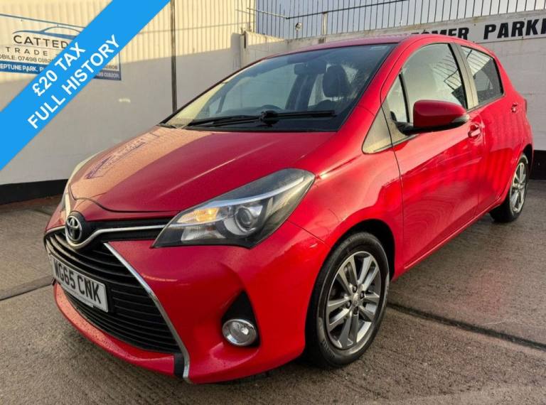 2015 65 TOYOTA YARIS 1.4 D-4D ICON HATCHBACK 5DR DIESEL MANUAL EURO 6 (90 PS) DI
