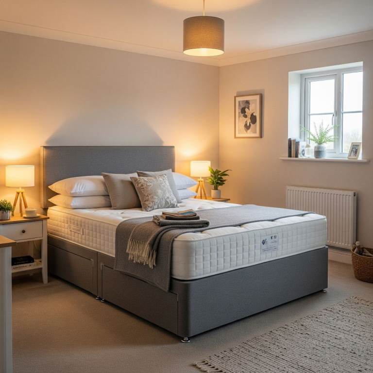 image for Affordable Divan Bed Set with Hypoallergenic Mattress and Extra Storage for Any Size