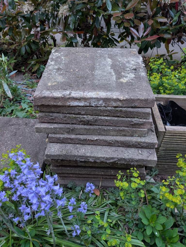 20 concrete pavers 