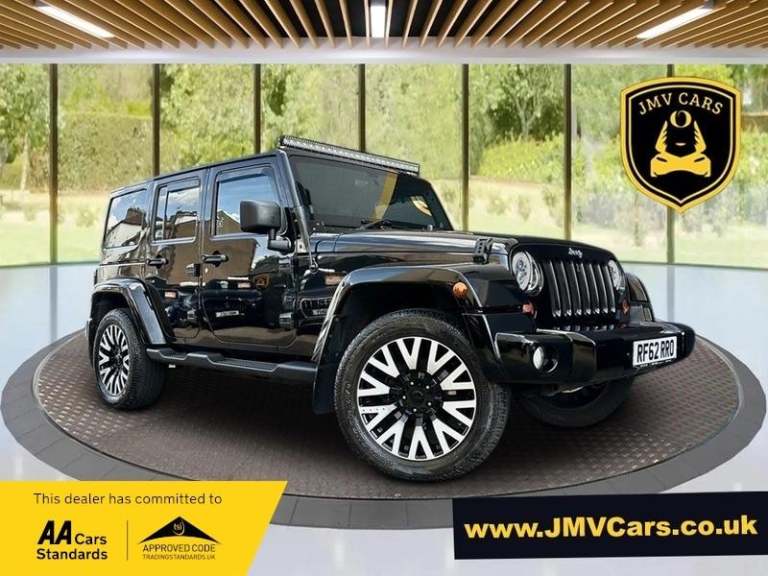 2012 Jeep Wrangler 2.8 CRD Black Edition II Auto 4WD Euro 5 4dr CONVERTIBLE Diesel Automatic