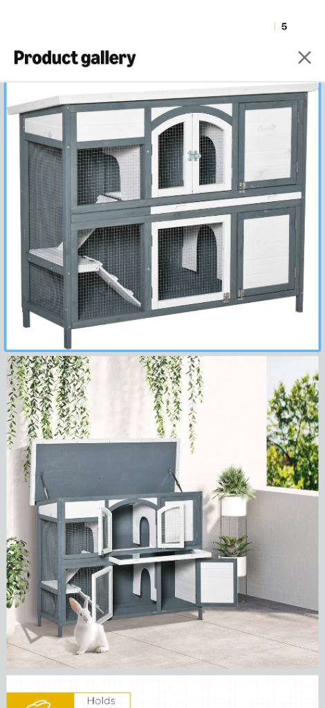 Rabbit hutch - New 